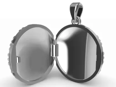 Flower Reliquary Relicario Photo Holder 3D print model