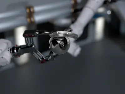 Cybernetic eyes pack Low-poly 3D model