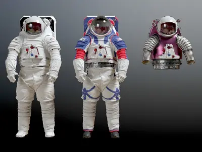SPACESUIT Next Gen Artemis XEMU 3D model