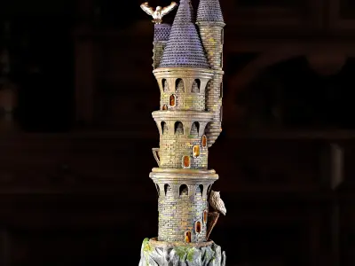 The Owlery - Hogwarts Owl Tower Harry Potter Inspired 3D print model