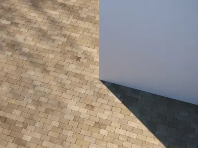 Yellow concrete pavement Texture