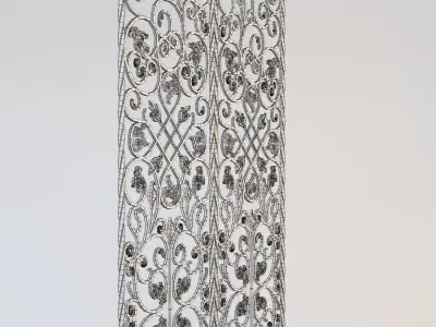 Decorative grille 3D model