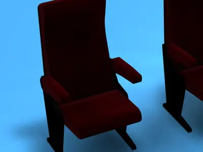 Theatre seats 3D model
