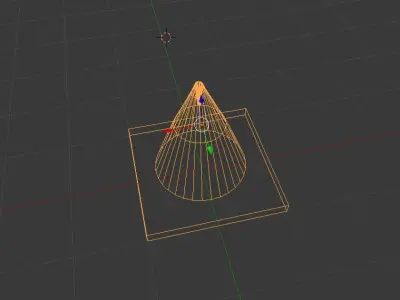 traffic cone construction cone low poly Free low-poly 3D model