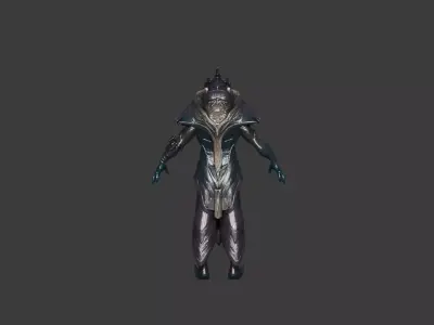Predator Sci-Fi Hunter 3D Model  3D model