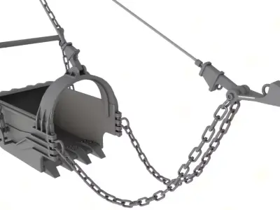 Dragline Excavator 3D model