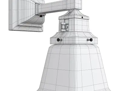 PACIFIC CITY SINGLE SCONCE Low-poly 3D model