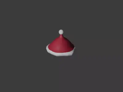 3D Model Classic Santa Hat 3D model