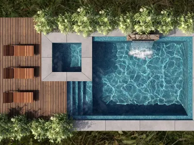 SWIMMING POOL NO64 A 3D model