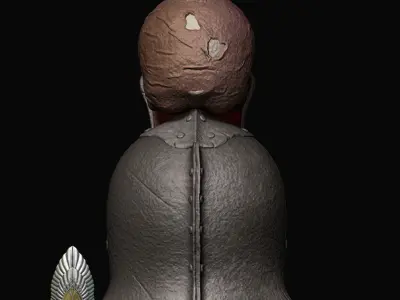 Orc Skull Helmet lord of the rings 3D DIGITAL DOWNLOAD 3D print model