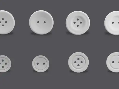 47 BUTTONS+UV-FBX/OBJ/BLEND FILE