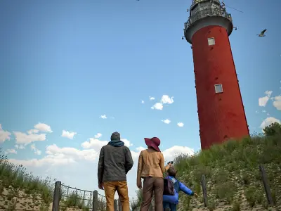 Light Tower The Koog Texel The Netherlands update 3D model