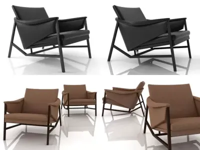 Isa Armchair 3D model