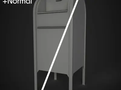 Realistic MailBox Pack - PBR Low-poly 3D model