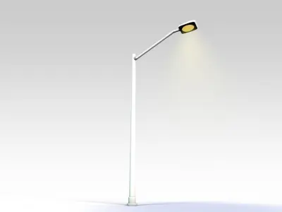 Street lights 3D model