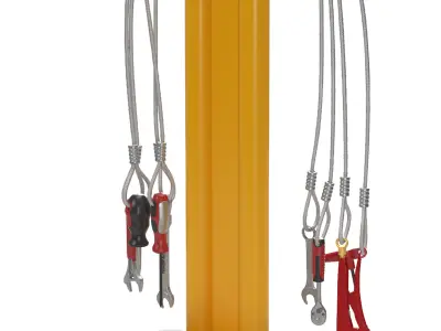 Bicycle repair station 3D model