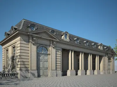 Classical Building III 3D model