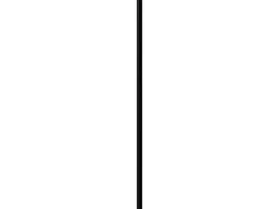 Modern Minimalist Torchiere Floor Lamp in Matte Black - Eliza Low-poly 3D model