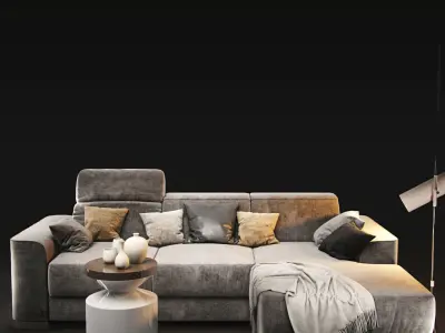 Sofa natuzzi diesis 2828 3D model