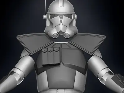 ARC Clone Trooper Armor Accessories 3D print model
