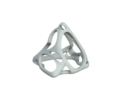 SciFi Cube Object No 63823 Low Poly Shape Low-poly 3D model