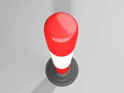 Bollard - Flexible 3D model