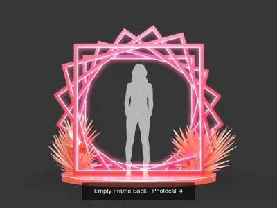 Empty Frame Back - Photocalls - 4 Pack