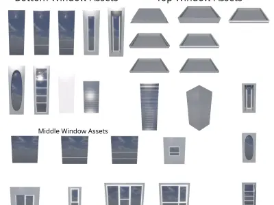Facade Elements 1 3D model