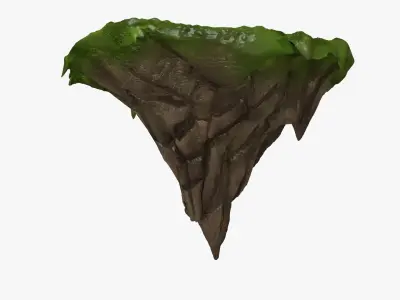 Sky Island 1 Low-poly 3D model