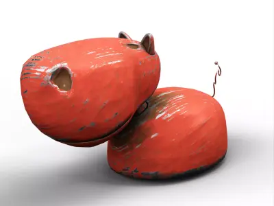 Metal Toy Dog 3D model