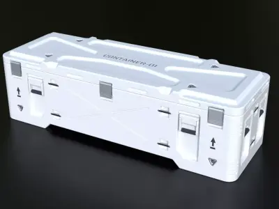 Sci-Fi Container 1 3D model
