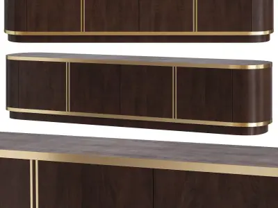 Laskasas BROWN Low-poly 3D model