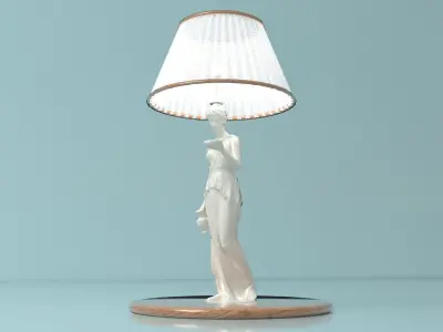 Bedside Lamp 3D model shop