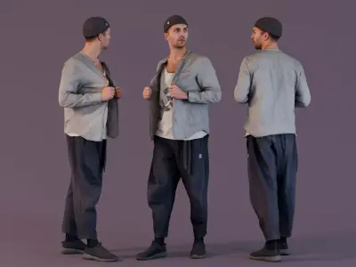 Keep Calm Urban Casual 3D model