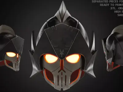 Star Wars Darth Bane Helmet for Cosplay 3D print model