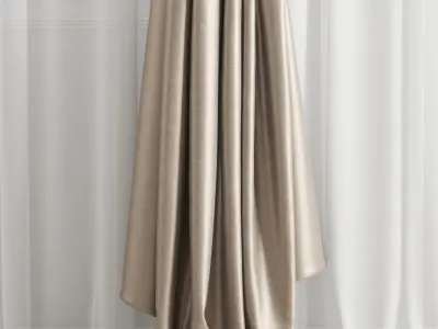 curtain 449 3D model