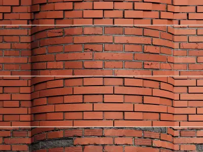 Brick Wall 009 Texture