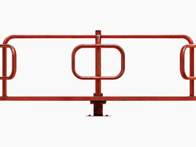 Merry-go-round carousel 08 3D model