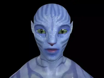 AVTR003 Avatar Walking Animation 3D model