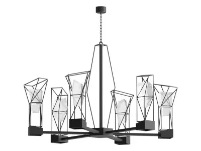Pendant chandelier PROGETTO 3D model