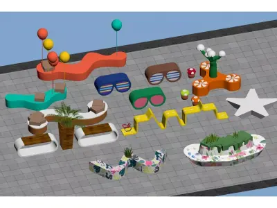 Creative Seats 3D model