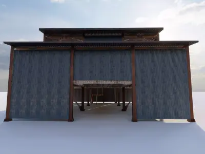 Warehouse-Warehouse Building 3D model