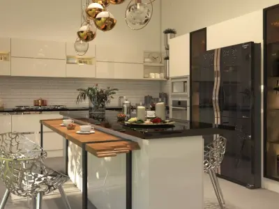 Modern kitchen 3D model