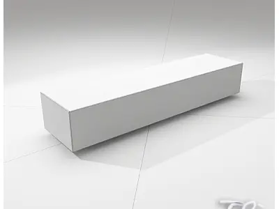 BENCH GRANITE SOCRATES 3D model