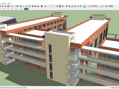Sketchup School and University 139 3D model