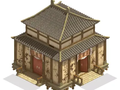 Criminal Tianmen - Conference hall 32 3D model