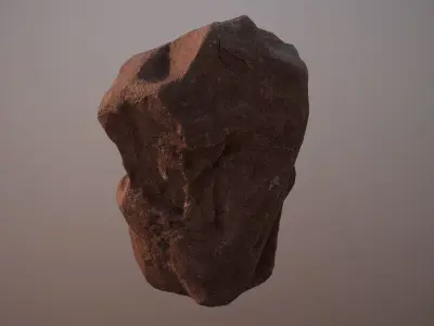 Red Rock modular PBR Low-poly 3D model