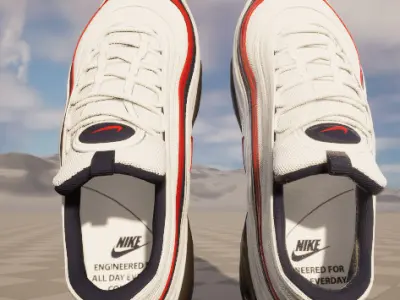 Air Max 97 Nike Low-poly 3D model