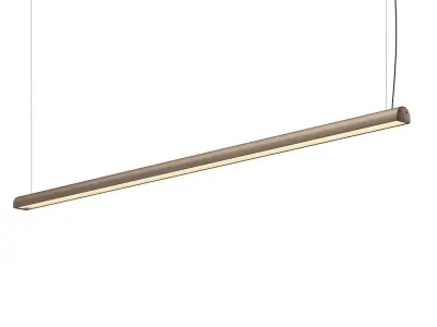 Cut Back Linear Pendant Lamp by De Padova 3D model