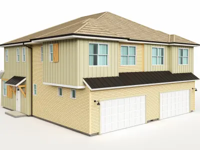 Single Family House-5 3D model